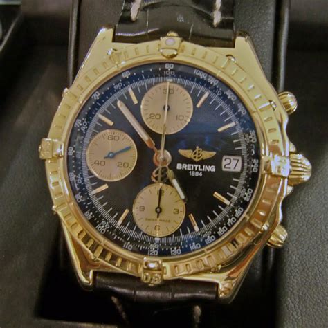 breitling herrenuhr gelbgold|was kostet eine Breitling uhr.